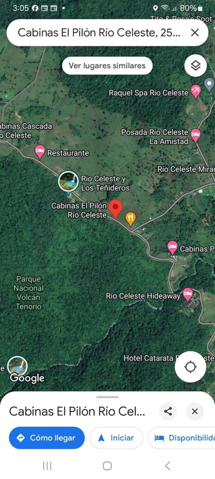 Cabinas El Pilon Rio Celeste Εξωτερικό φωτογραφία